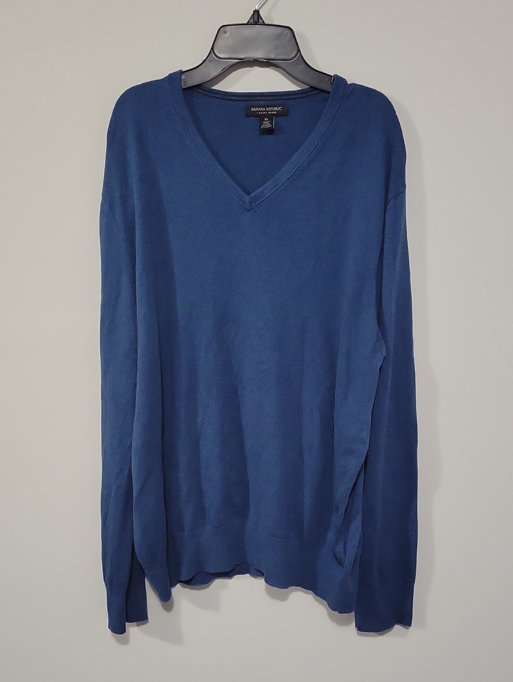 Banana Republic | Silk Cashmere Blend V Neck Sweater Quiet Luxury Minimalist XL